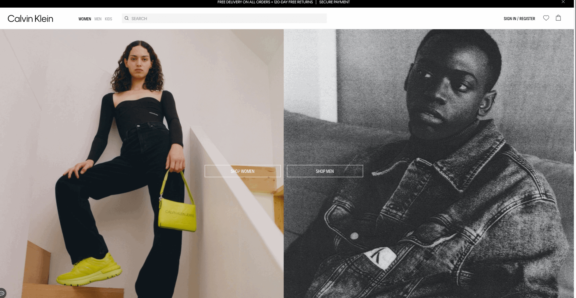 Calvin shop klein site